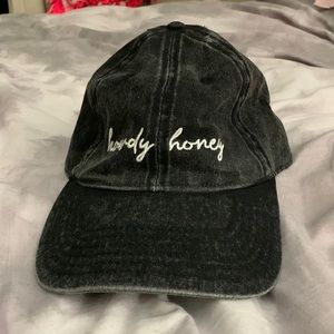 Howdy Honey Black Adjustable Baseball Hat